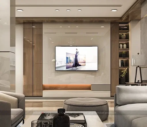 Living Room 3BHK Apartment